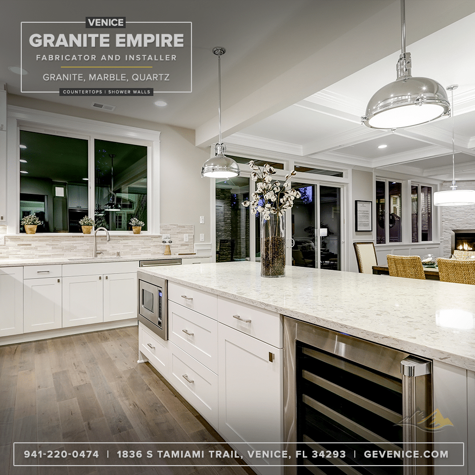 Transform your kitchen with durable and stylish quartz countertops in Venice