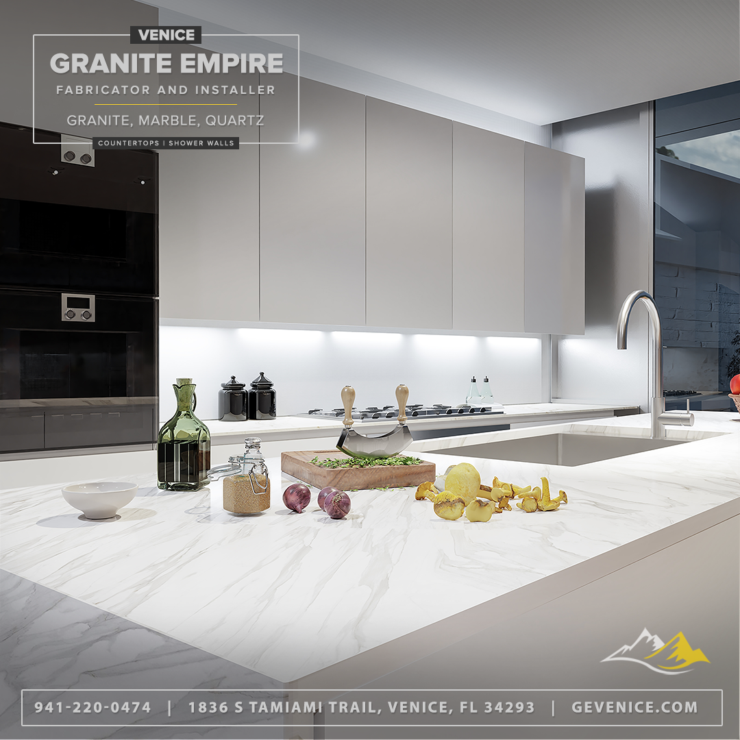 Elevate Your Kitchen with Granite Empire’s Exquisite Kitchen Islands!